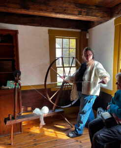 Spinning on a great wheel